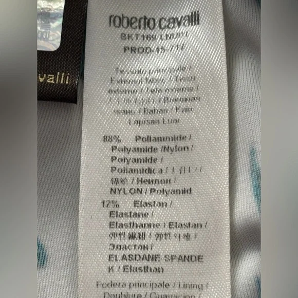 Roberto Cavalli Green Snake Print Floral Bodycon Dress IT 38 US XS 2 Stretch - Picture 8 of 13